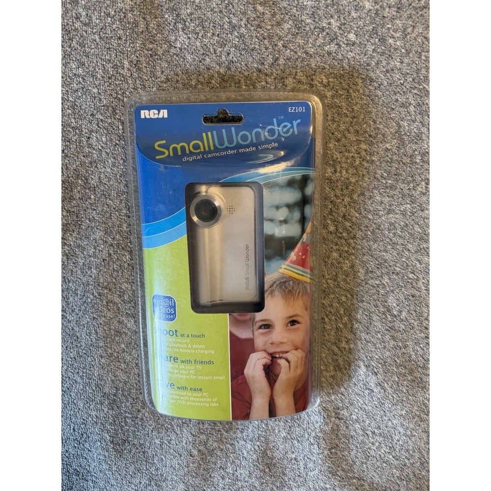 RCA EZ101 Small Wonder Camcorder NEW Sealed - Blister Pack